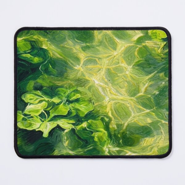 Item preview, Oil Pastel Painting Of Greenery Water designed and sold by Silverobsidian.
