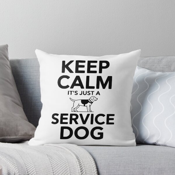 Item preview, Keep Calm It's Just a Service Dog designed and sold by Frank Ring.