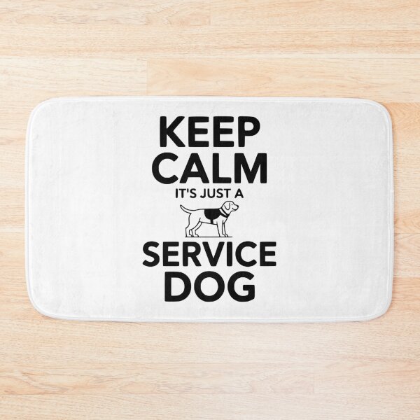 Item preview, Keep Calm It's Just a Service Dog designed and sold by Frank Ring.