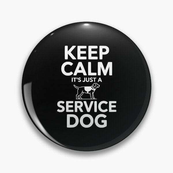 Item preview, Keep Calm It's Just a Service Dog designed and sold by Frank Ring.