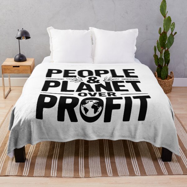 Item preview, People & Planet Over Profit designed and sold by Frank Ring.