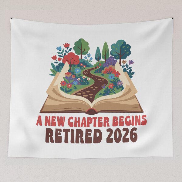 Item preview, Retired 2026 A New Chapter Begins Floral Retirement 2026 designed and sold by Colorfulman.