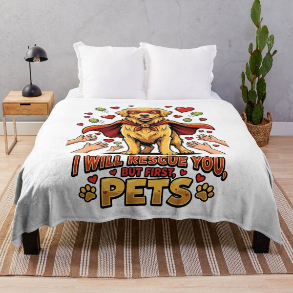 Item preview, Golden Retriever Hero Will Rescue You After Getting Pets designed and sold by Tong4130.