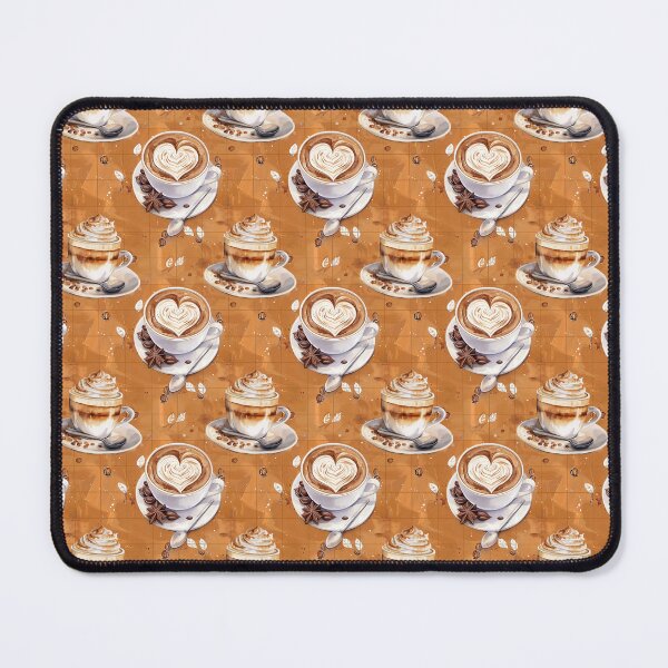 Item preview, Coffee Caramel Latte Pattern designed and sold by LouieVanille.