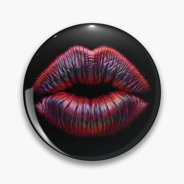 Item preview, Crimson Iridescence: Red Silk Lipstick Kiss designed and sold by Sybille-Yates.