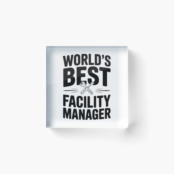 Item preview, World's Best Facility Manager designed and sold by Frank Ring.