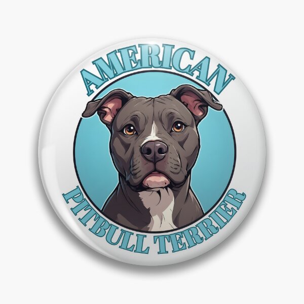 Item preview, American Pit Bull Terrier Dog Badge Design designed and sold by Karolina’s Cozy Creations.