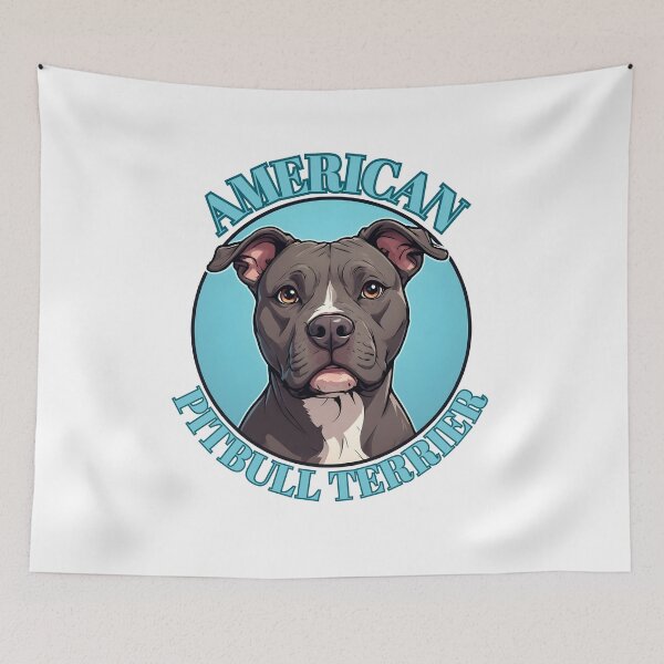 Item preview, American Pit Bull Terrier Dog Badge Design designed and sold by Karolina’s Cozy Creations.