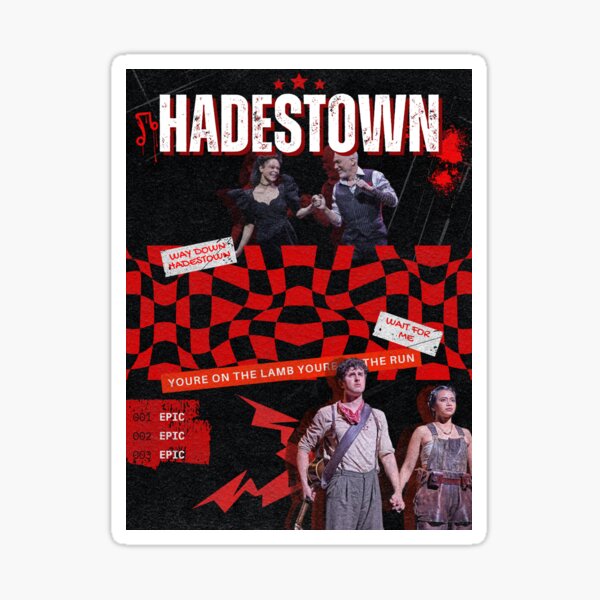 HADESTOWN POSTER Sticker