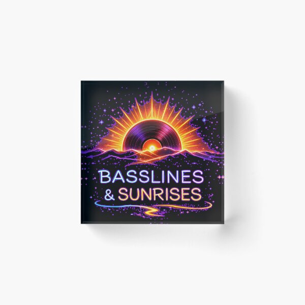 Item preview, Basslines And Sunrises – Afterparty Sunrise Vibes designed and sold by leyfinder.