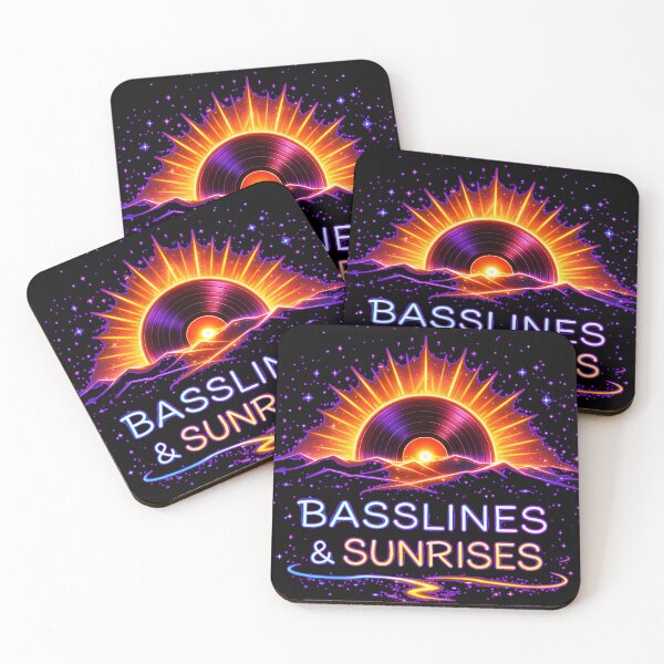 Item preview, Basslines And Sunrises – Afterparty Sunrise Vibes designed and sold by leyfinder.