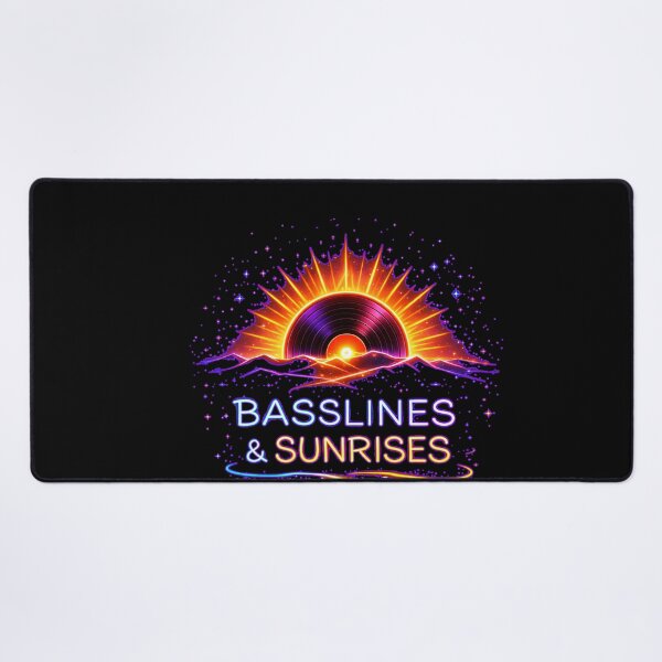 Item preview, Basslines And Sunrises – Afterparty Sunrise Vibes designed and sold by leyfinder.