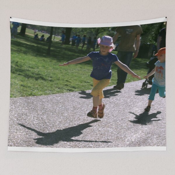 Item preview, Kids run like the wind designed and sold by Christine "Xine" Segalas.