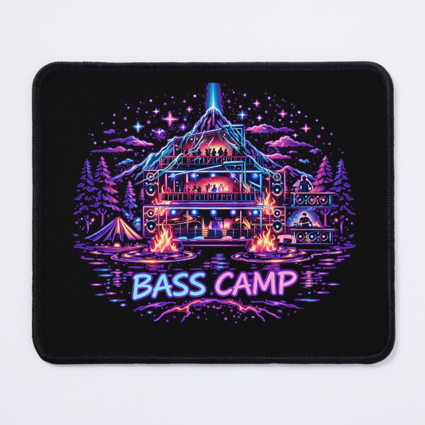 Item preview, Bass Camp Glow – Campfire, Tents & Beats designed and sold by leyfinder.