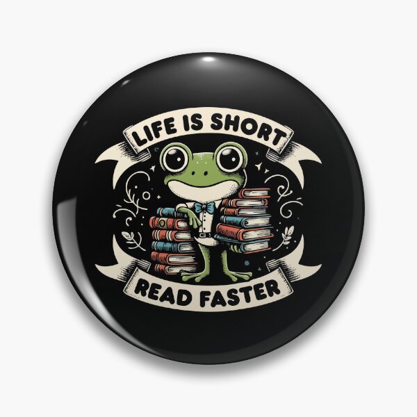 Item preview, Life Is Shorter, Read Faster – Speed Reader Quote designed and sold by Scaryzz.