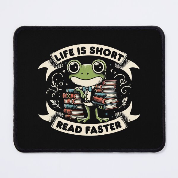 Item preview, Life Is Shorter, Read Faster – Speed Reader Quote designed and sold by Scaryzz.