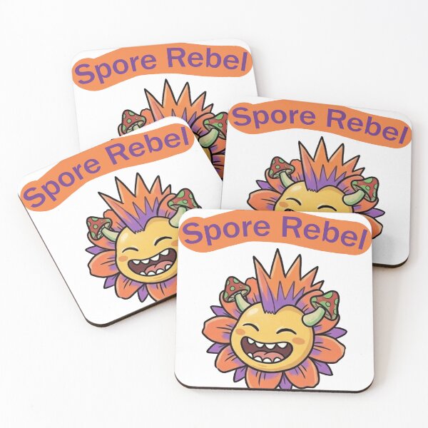 Item preview, Spore Rebel - Punk Sunflower Mushroom Monster designed and sold by Vibe-Vortex.