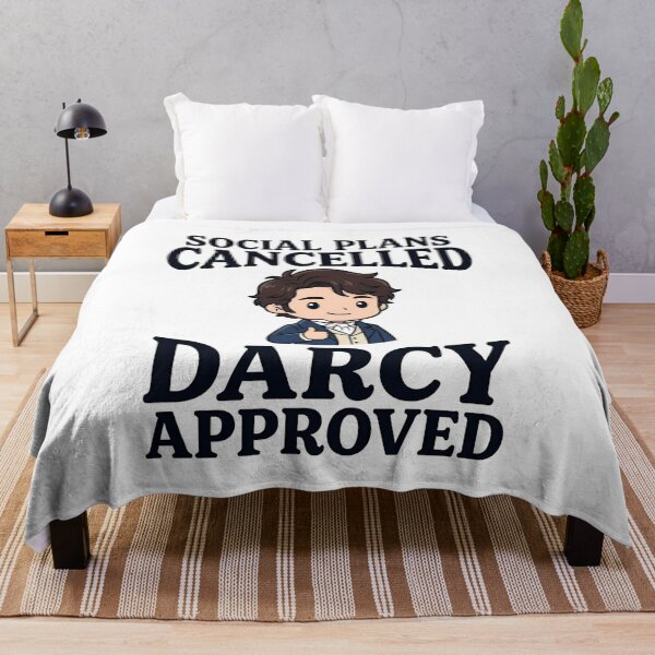 Item preview, Social Plans Cancelled Darcy Approved Chibi Pride And Prejudice designed and sold by Fenay Designs.