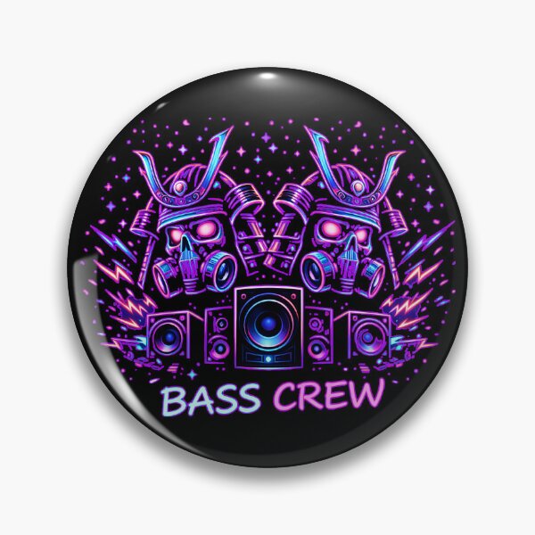 Item preview, Purple Bass Crew Squad – Electric Soundwave Warriors designed and sold by leyfinder.