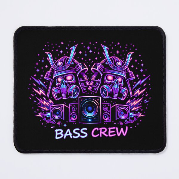 Item preview, Purple Bass Crew Squad – Electric Soundwave Warriors designed and sold by leyfinder.