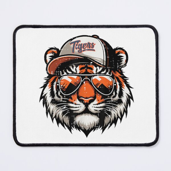 Item preview, Tigers Baseball Mascot With Sunglasses And Cap Vintage Distressed Sports designed and sold by JiscoRomanela.