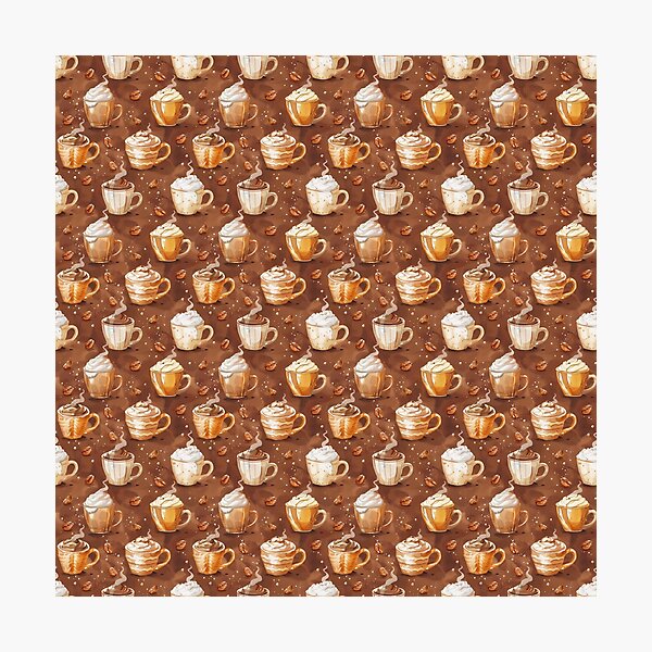 Item preview, Coffee Lover Pattern designed and sold by LouieVanille.
