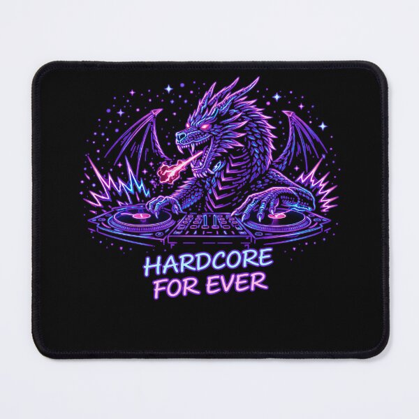 Item preview, Hardcore For Ever – Dragon DJ Neon Rave designed and sold by leyfinder.