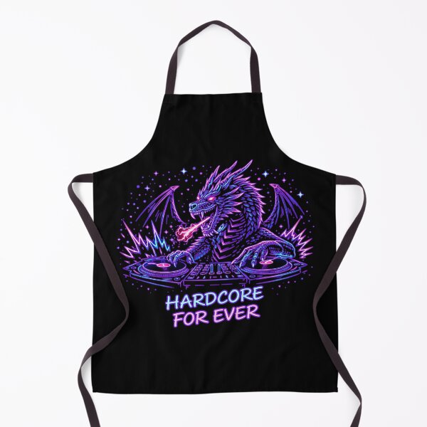 Item preview, Hardcore For Ever – Dragon DJ Neon Rave designed and sold by leyfinder.