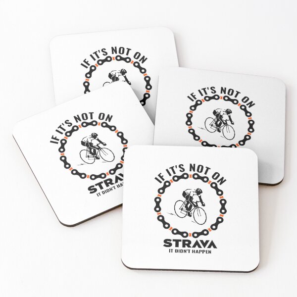 Item preview, If It’s Not On Strava It Didn’t Happen Cycling Shirt – Funny Road Bike Cyclist Design designed and sold by BMLprint ⭐⭐⭐⭐⭐.