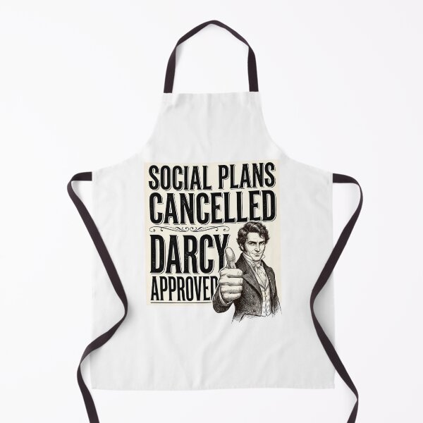 Item preview, Social Plans Cancelled Darcy Approved Vintage Pride And Prejudice designed and sold by Fenay Designs.