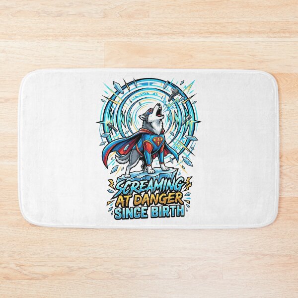 Item preview, Dramatic Husky Hero Screaming At Danger Since Birth Loudly designed and sold by Tong4130.
