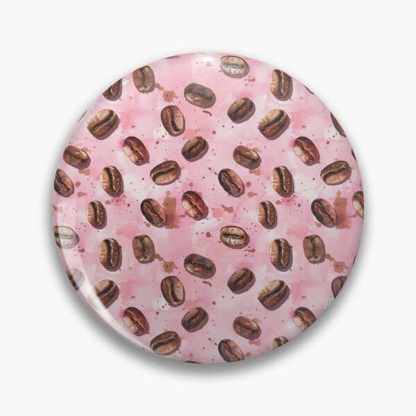 Item preview, Pink Coffee Beans Pattern designed and sold by LouieVanille.