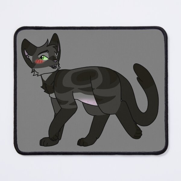 Item preview, Blushing Black Tabby Cat designed and sold by ceolsonart.
