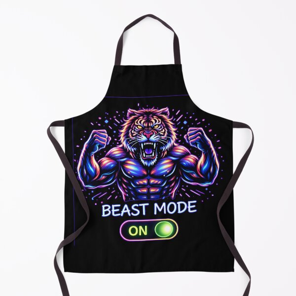 Item preview, Beast Mode ON – Neon Tiger Power designed and sold by leyfinder.