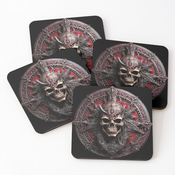 Item preview, Gothic Skull Emblem – Dark Fantasy Occult Horror Art designed and sold by Dominik1994.