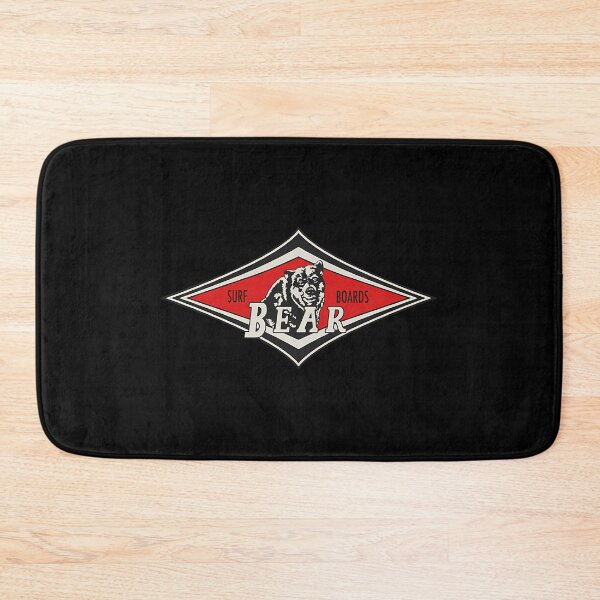 Item preview, Surfing Bear Big Wednesday Cult Surfboard Red Surf designed and sold by mohamed-musa.