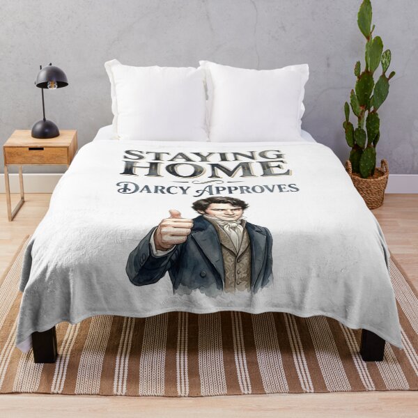 Item preview, Staying Home Darcy Approves Pride And Prejudice designed and sold by Fenay Designs.
