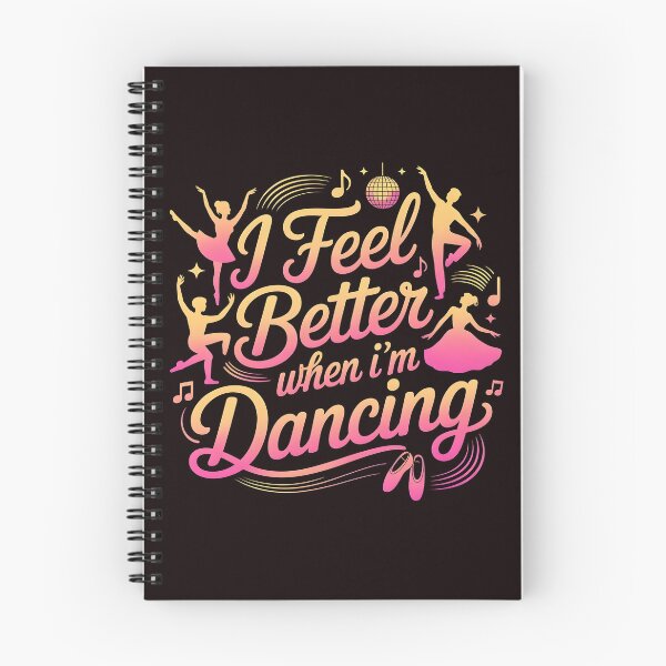Item preview, I Feel Better When I'm Dancing – Ballet Dancer Groovy Art Design designed and sold by Redgiant87x.