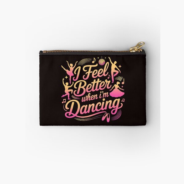 Item preview, I Feel Better When I'm Dancing – Ballet Dancer Groovy Art Design designed and sold by Redgiant87x.