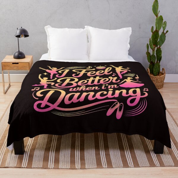 Item preview, I Feel Better When I'm Dancing – Ballet Dancer Groovy Art Design designed and sold by Redgiant87x.
