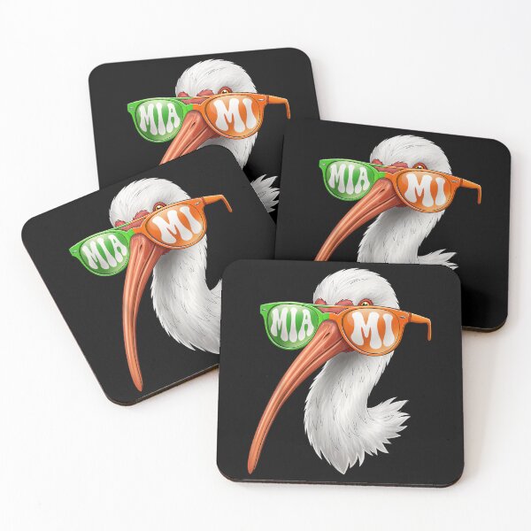 Item preview, Miami Ibis Bird Retro Sunglasses Florida Beach Tropical Summer Vibe Art designed and sold by AllanKexiono.