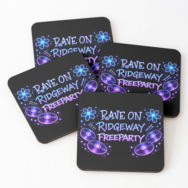 Item preview, Rave On Ridgeway Freeparty – Neon Rave Culture Design designed and sold by leyfinder.