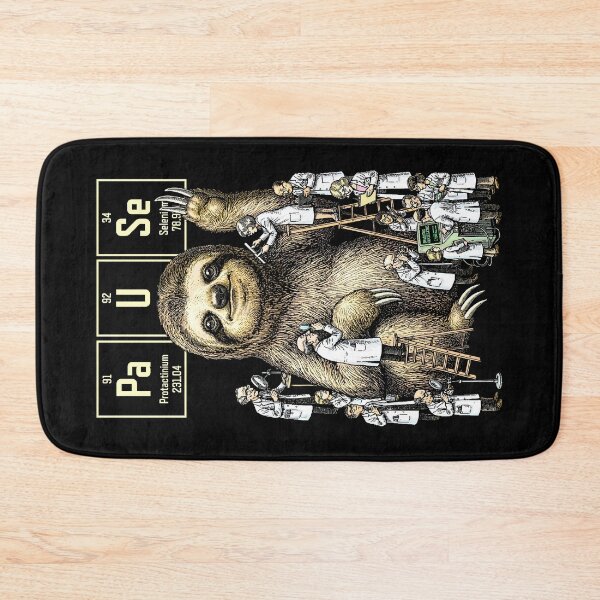 Item preview, Sloth Chemistry Funny Periodic Table Of Elements Pause designed and sold by GrandeDuc.