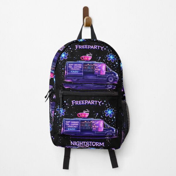 Item preview, Nightstorm Freeparty Van – Ridgeway Rave Culture Neon Artwork designed and sold by leyfinder.