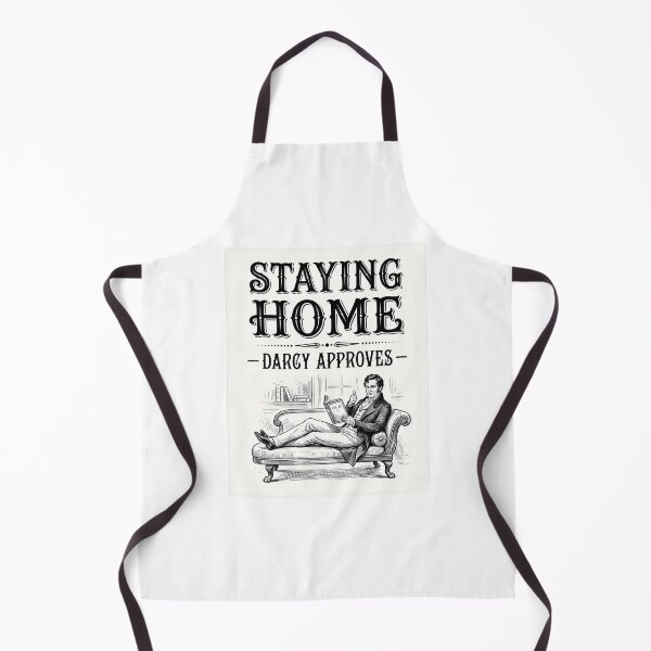 Item preview, Staying Home Darcy Approves Vintage Pride And Prejudice designed and sold by Fenay Designs.