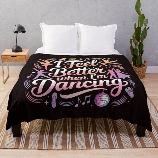 Item preview, I Feel Better When I'm Dancing – Groovy Art For Ballet Dancer designed and sold by Redgiant87x.