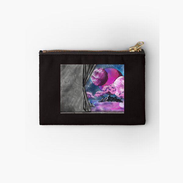 Item preview, Window on Infinity: Cosmic Dream and Pink Cherry Blossoms designed and sold by LatelierDeCleo.