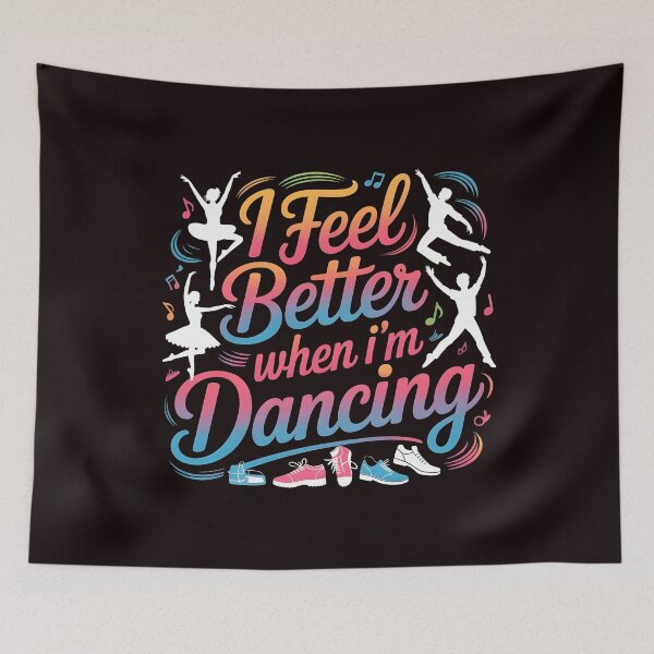 Item preview, I Feel Better When I'm Dancing – Ballet Dancer And Dance Practice Art designed and sold by Redgiant87x.