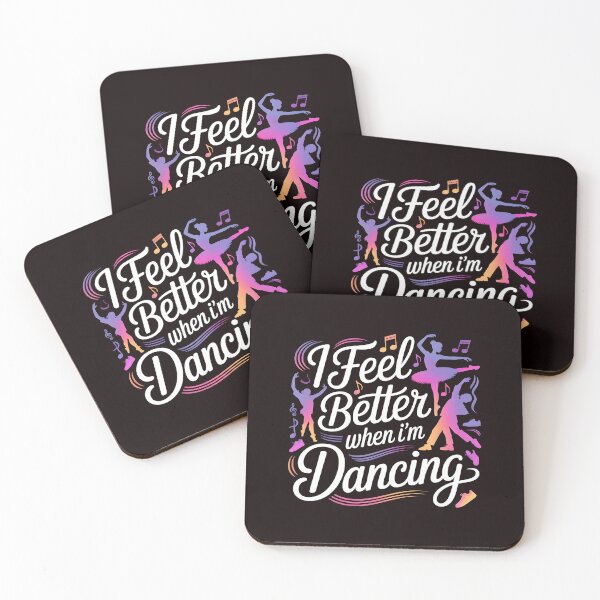 Item preview, I Feel Better When I'm Dancing – Groovy Art Dancing Girl designed and sold by Redgiant87x.