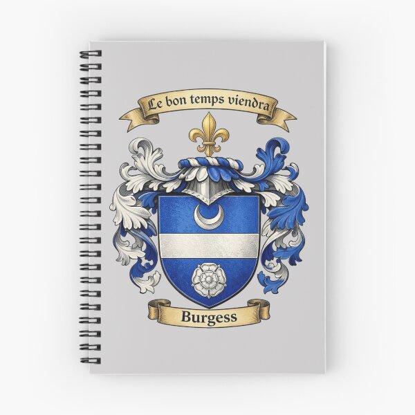 Item preview, The Burgess Family Coat of Arms designed and sold by BagTown Clans.